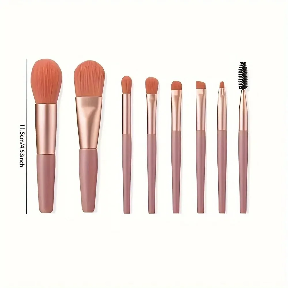 Salim Bag with Makeup Mini Brush 8 Kinds Pmore