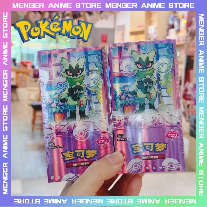 100%Original Pokemon 17.5 Eevee Booster Pack Gem Pack Vol1 2 3 4 5 Cards Pokemon PTCG Trading Gem Bag Cards Collected Toy Gift