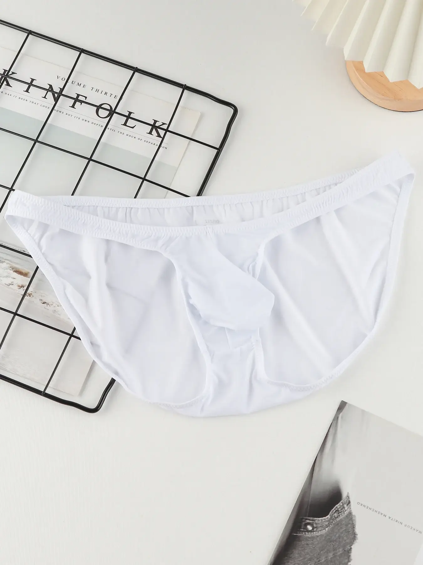 New Men's Underwear U convex Bag Hip Sexy Solid Color Bikini Men's Briefs Comfortable Breathable Quality Male Panties G6008SJ
