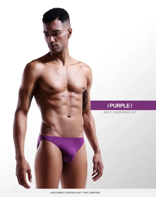 Men's underwear with a U-shaped protruding modal, thin, elastic and sexy low-waisted tight underpants
