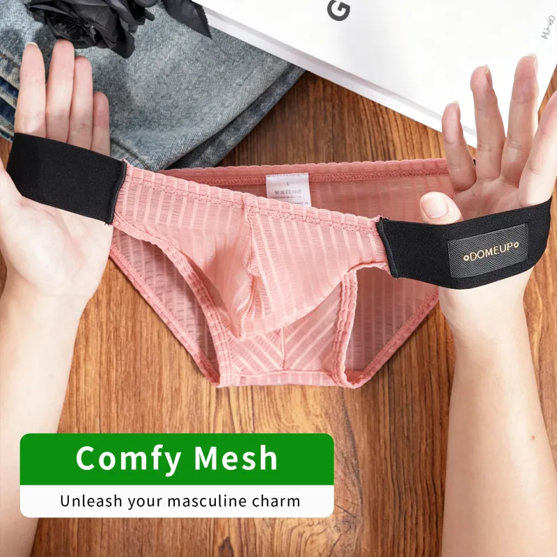 1/2/3PCS New Men's Premium Mercerized Cotton Briefs Ultra‑Thin Breathable Silky Soft Fitness Gym Daily Wear Men Underwear