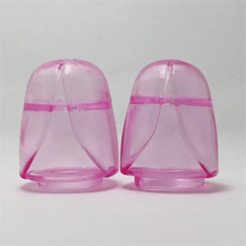 2 יחידות שרוולי פין מודגשים נמשכים Glans Extender קונדום עיכוב טבעת נדן צעצועי מין לגבר