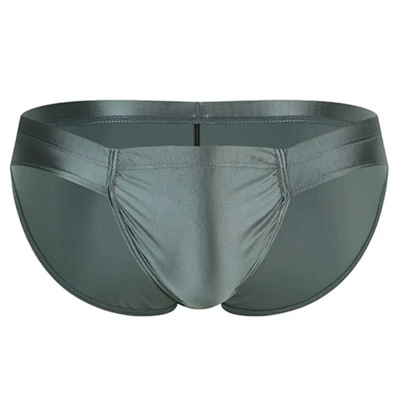Men Oil Shiny Glossy Very Hot Lingerie Low Waist Briefs Breathable Underwear For Man Unisex Panties Underpants Men's Clothing