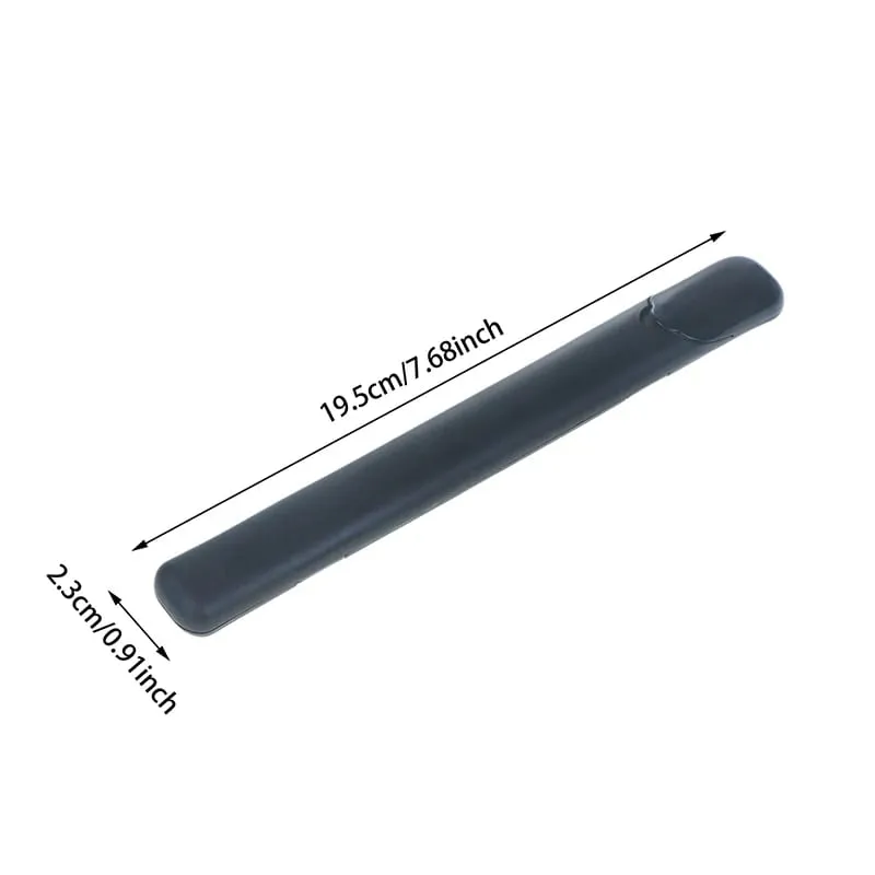 1 ST Bärbar Transparent Sminkborste Förvaringslåda med lock Ögonbryn Penna Sminkborstar Organizer Ätpinnefodral Skönhetsverktyg