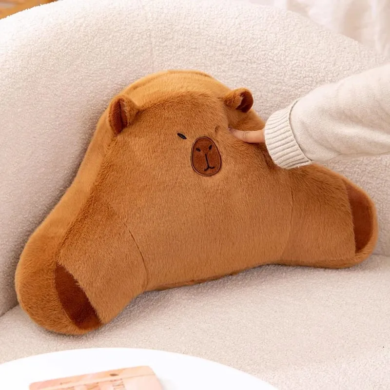 50cm Cute Capybara Cushion Άνετο Μαξιλάρι οσφυϊκής στήριξης αυτοκινήτου Μαξιλάρι οσφυϊκής πλάτης Κατάλληλο για χρήση στο σπίτι και στο γραφείο