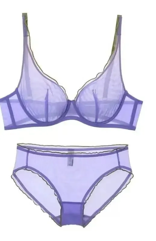 New Arrival Γυναικείο Σετ σουτιέν Full Cup Ultra Thin Minimizer Sexy Support Anti-Saging Side Slim ABCD Everyday Comfort Σετ εσωρούχων