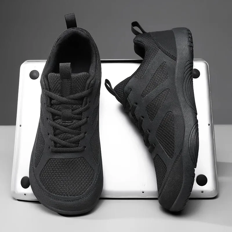 Μινιμαλιστικά παπούτσια ξυπόλυτων συνθετικών μεγεθών Ελαφρύ αναπνεύσιμο μηδενικό πέλμα ανδρικά αθλητικά παπούτσια για τρέξιμο Υπαίθρια παπούτσια περιπάτου με φαρδιά δάχτυλα