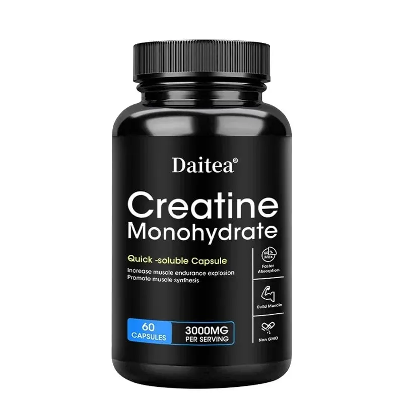 Creatine Monohydrate - Improves Performance Muscle Growth and Recovery