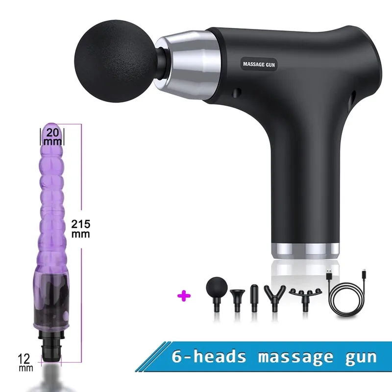 Handheld telescopic sports sex machine Adult Massage Gun for Women Body Deep Tissue Muscle Relaxation striking For Vibration