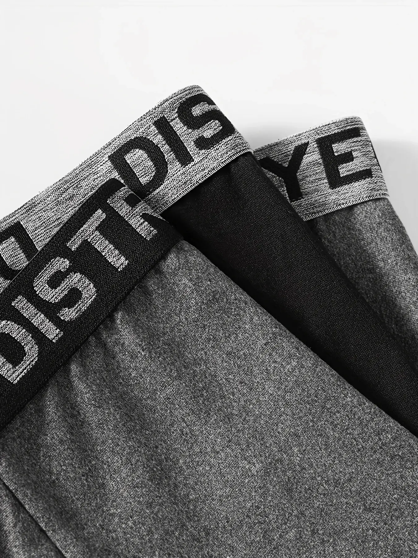 6 Pack Men's Premium Ultra Soft Cotton Boxer Briefs Black and Heather Grey Set Stretchable Fabric Non Binding Classic Underwear