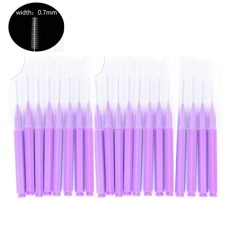 20 τμχ Mini Brush Brush Brow Perm Brush Brow Lifting Brushes Bendable Micro Eyelash Brush Applicators Εργαλεία μακιγιάζ