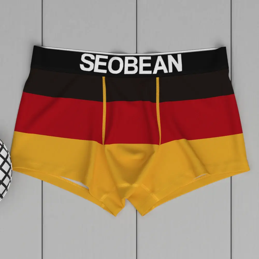 Men's Sexy National Flag Boxer Briefs Underwear New Coming Comfortable Waistband Breathable Fabric