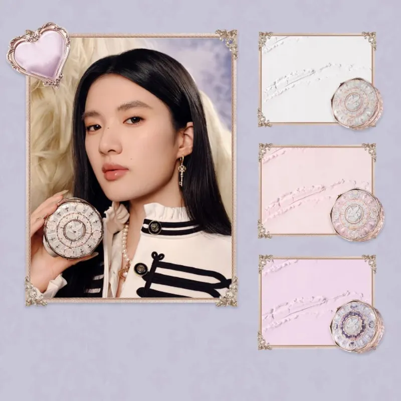 Σετ μακιγιάζ Flower Knows Knight Unicorn - Κραγιόν Blush Cloud Setting Powder Starlight Eyeshadow Cosmetics Kit σε συσκευασία δώρου — image 5