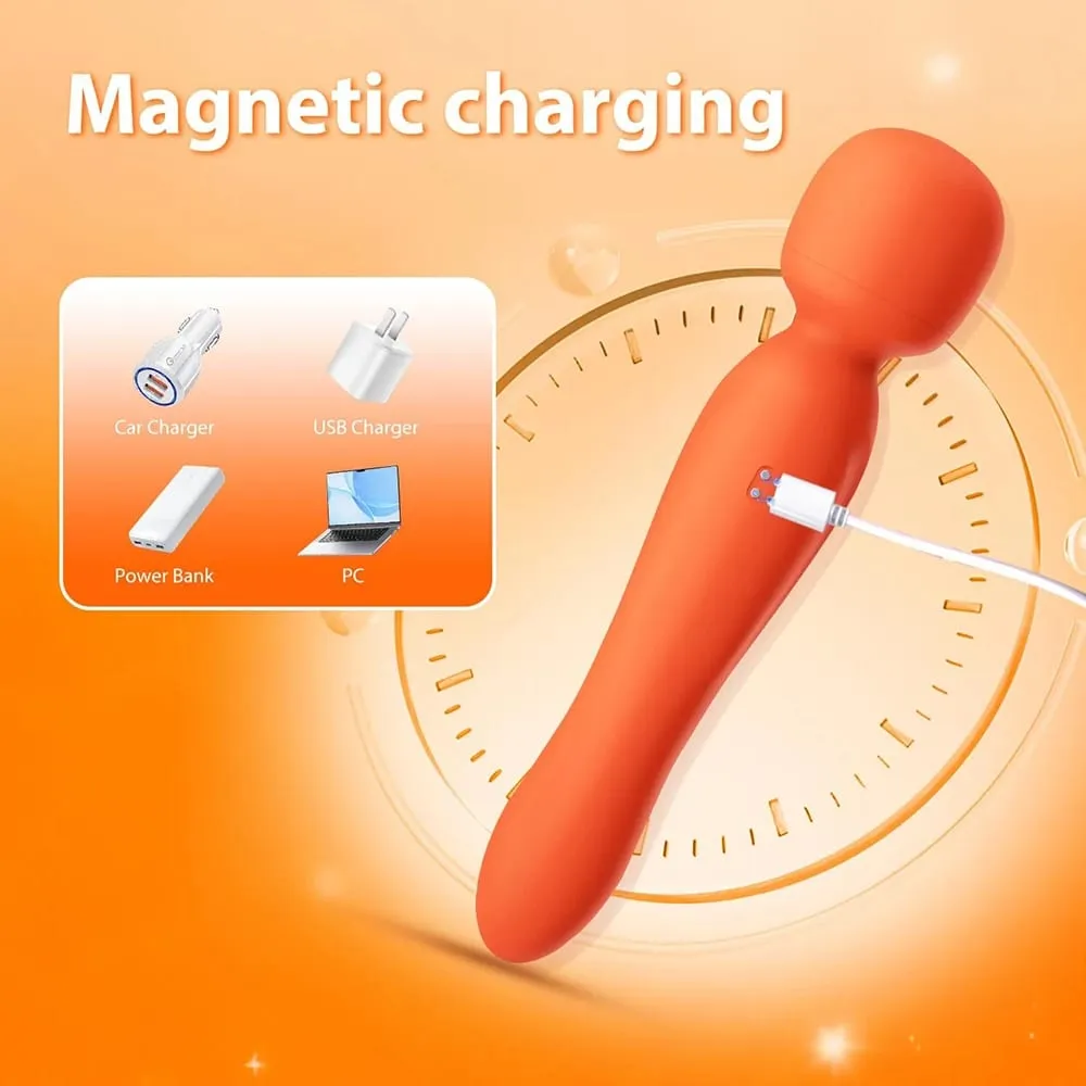 Smart APP Wireless Remote AV Magic Wand Vibrator Powerful G Spot Clit Stimulator Sex Toy Women USB Rechargeable Waterproof Adult
