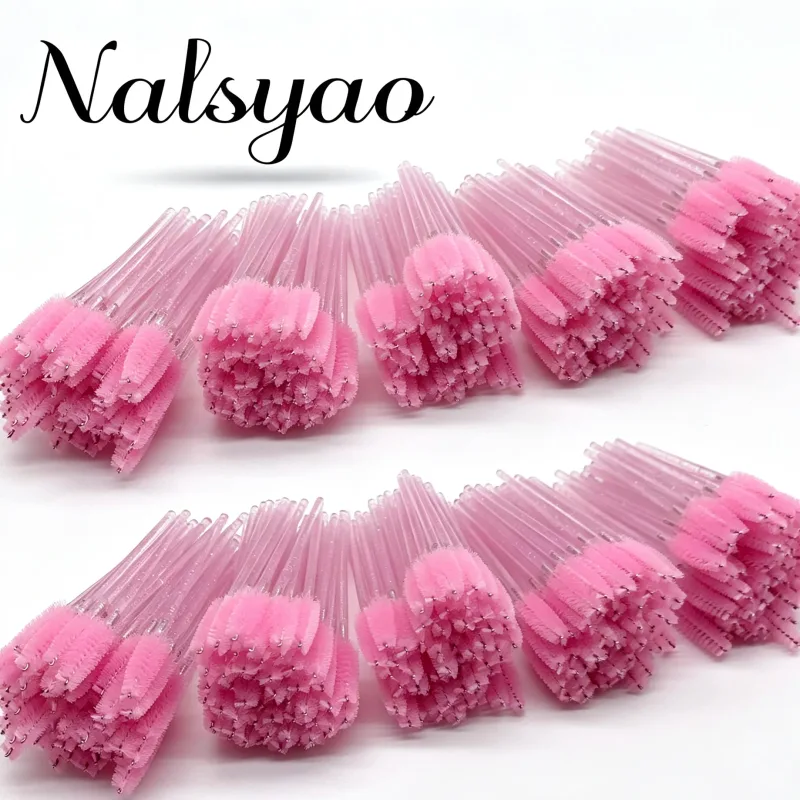 Grosir Kuas Bulu Mata Kuas Makeup 50 Buah Sisir Maskara Sekali Pakai Individu 6 Warna Tongkat Aplikator Alat Kuas Makeup Bulu Mata