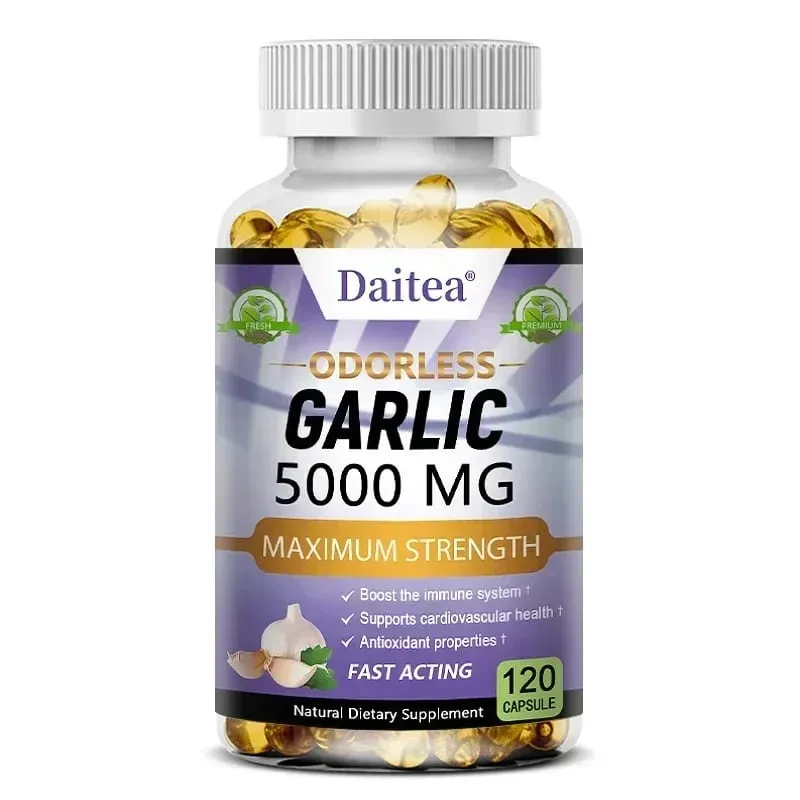Fokhagyma kivonat kapszula 5000mg Balance Koleszterin Segít immunitás Szív egészség Méregtelenítés Tisztítás