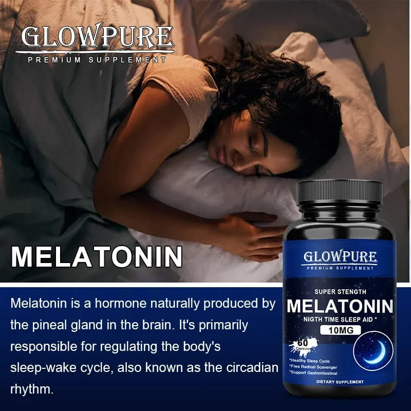 Melatonin 10 mg Capsules - Paginhawahin ang Insomnia Healthy Sleep Quality Deep Sleep Stress Relief