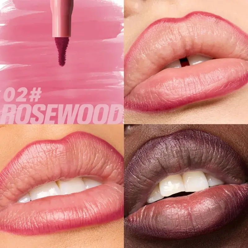 Lip Liner Long Lasting Αδιάβροχο Χρώμα μακράς διάρκειας με υψηλή χρωστική που δημιουργεί τρισδιάστατα πυκνά χείλη που καθορίζουν το μακιγιάζ