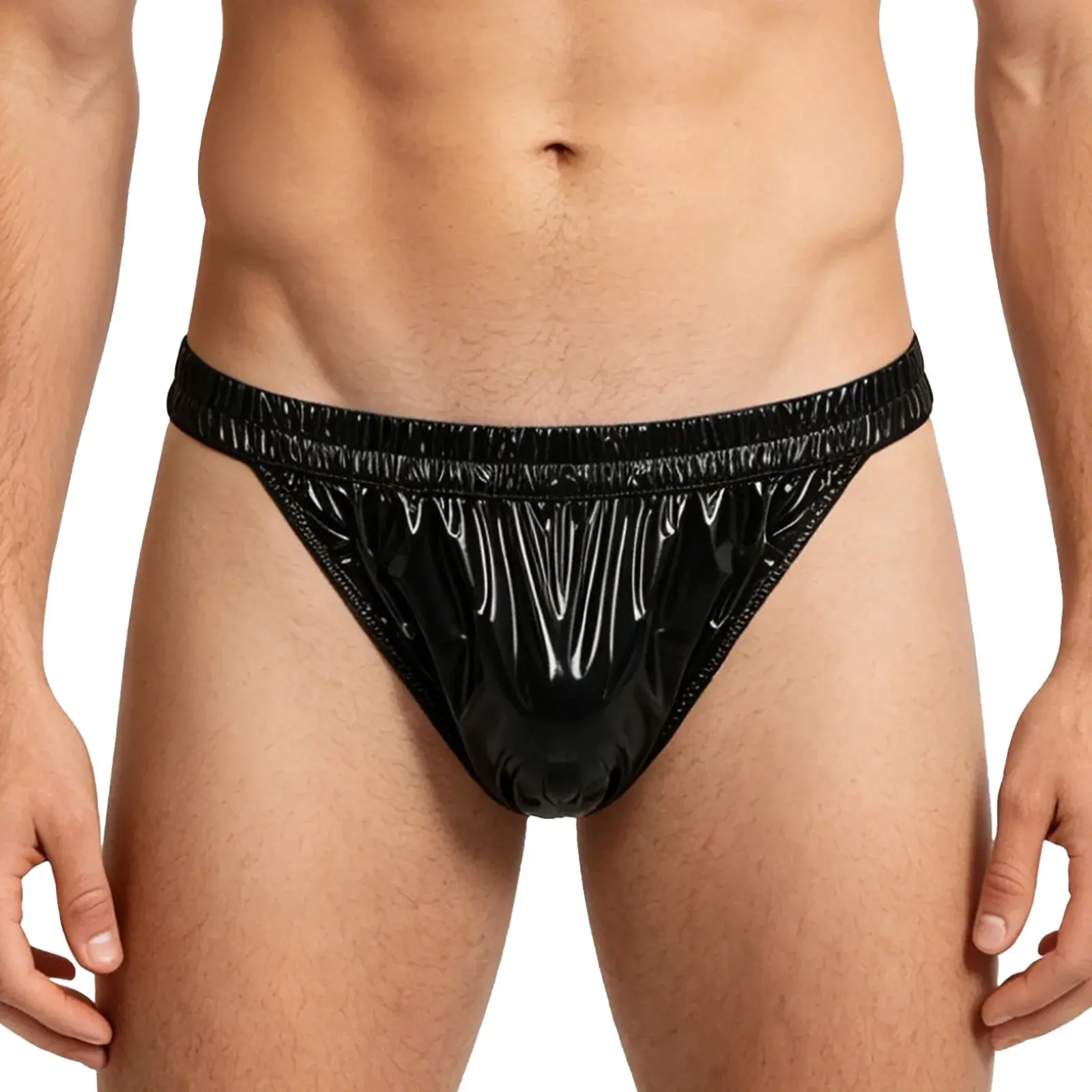 Mens Waterproof Swim Briefs Elastic Waistband Bikini Briefs Swim Bottoms Swimming Surfing Sunbathing Swimwear Bathing Suit