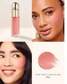 Rare Beauty Easy to Apply Highlighter Eyeshadow Palette Blush Hydrating Brightening Blush πουρέ πατάτας Ενισχύει τις λεπτομέρειες του προσώπου