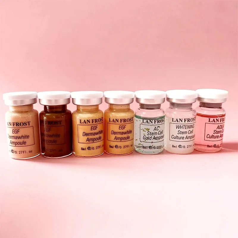 12 יחידות LAN FROST BB Cream ערכת התחלה למתחילים 8 מ"ל Niacinamide Foundation הלבנת עור הפנים CC Cream Brightening