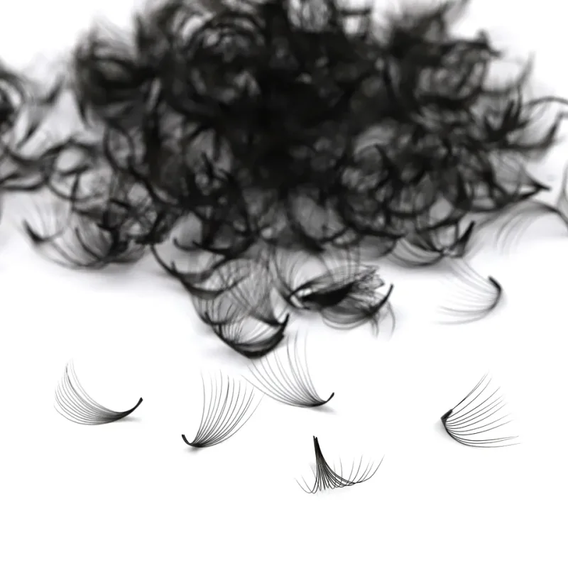 Rujade Sharp גבעול משוחרר מאווררים מוכנים מראש רוסי נפח ריסים דקות פרומאד מניפות נפח אוהדי בסיס מחודדים תוספות ריסים Cilio