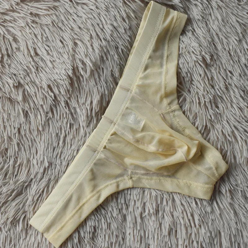 Breathable Briefs G Strings Comfort Fit Flexible Stretch Lightweight Fabric Nylon Spandex Mix Low Waist G Strings