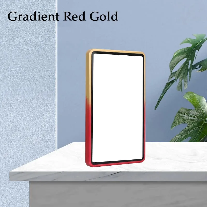 Casing Pelindung Kartu Bertingkat Aloi Aluminium Warna Gradien untuk Tempat Pajangan Bumper Kartu Perdagangan Tahan Gores UV & BGS PSA/BGS