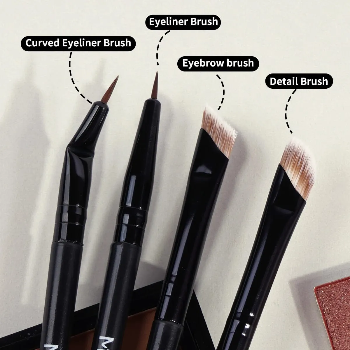 Πινέλα μακιγιάζ 8 τμχ Premium Synthetic Powder Foundation Contour Concealer Eye Shadow Blending Liner Makeup Brush Kit Tool — image 3