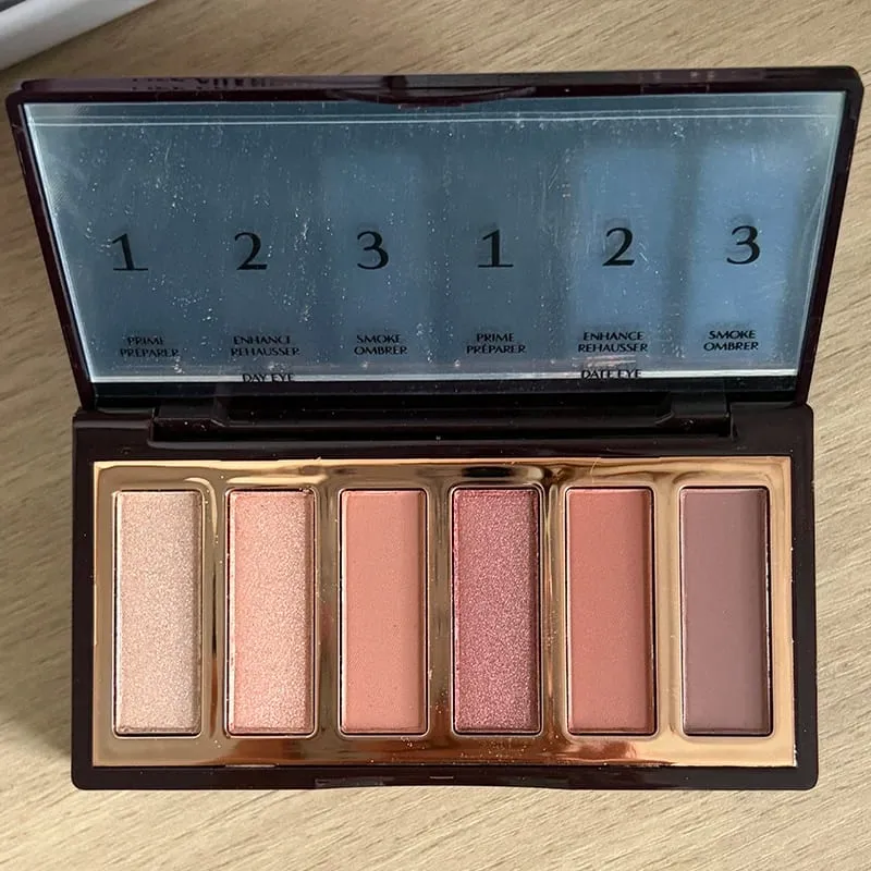 Mode Bestseller CT Merk Make-up 6 Kleuren Oogschaduw Disc 8.2g Matte Parel Afwerking Naakte Kleur Serie Schoonheid oog Cosmetica