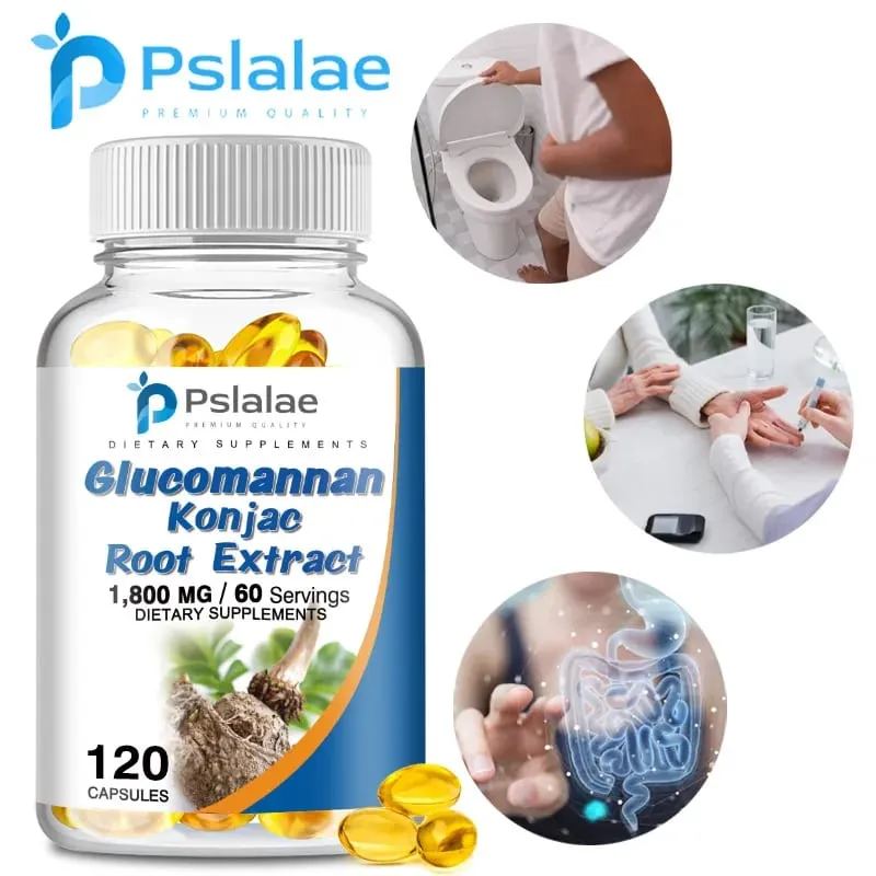 Glucomannan Konjac Root Extract - Promotes Gastrointestinal Health Supports Weight Management