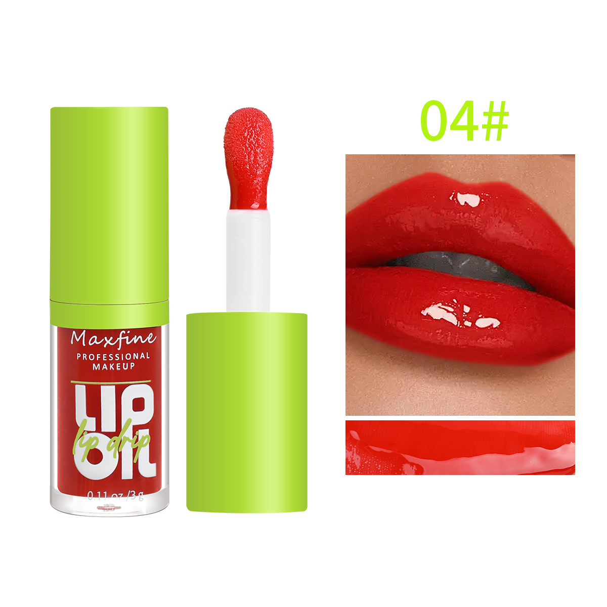 6-τόνων ενυδατικό lip gloss φωτεινό λάδι lip gloss ενυδατικό διαφανές υγρό lip gloss φυσικό lip gloss make lip