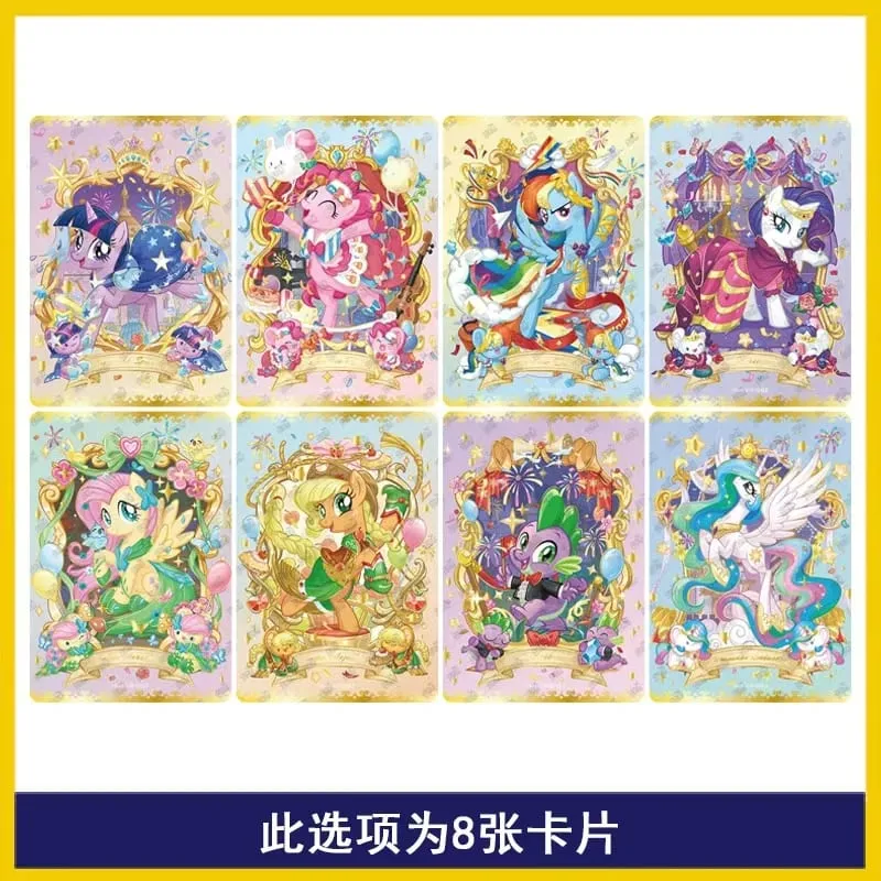 Genuine My Little Pony Card Friendship Eternal 6 7 8 Huiyue Series SC SLR SGR UR Cute Princess Anime Collectible Cards Toy