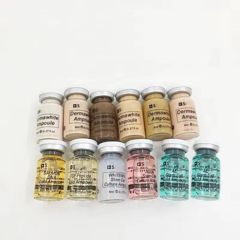 קוריאה 8 מ"ל BB Cream ערכת התחלה למתחילים Niacinamide/Peptide סלמון DNA Essence לחות טיפוח עור הפנים — image 3