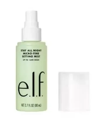 תרסיס איפור ELF איפור עמיד לאורך זמן מחזיק לחות ושליטה בשמן נושר מהיר ויוצר סרטים ומונע הדבקות של איפור