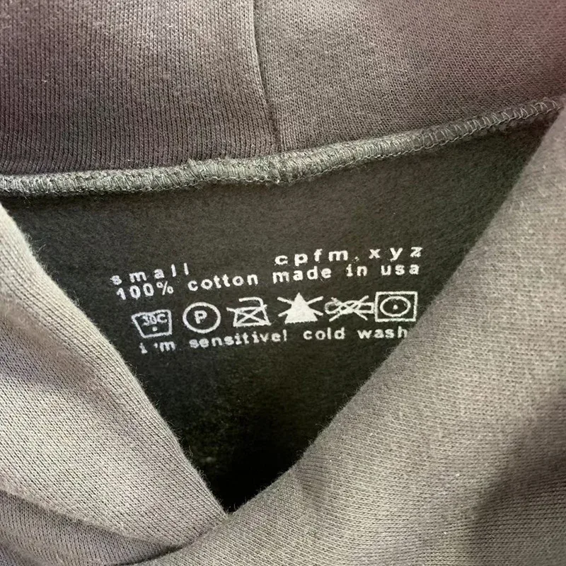 23FW Classic Foam Logo Ye Must Be Born Again Hoodie Heren Dames Beste kwaliteit Oversize Kanye West CPFM.XYZ Sweatshirts Veelkleurig