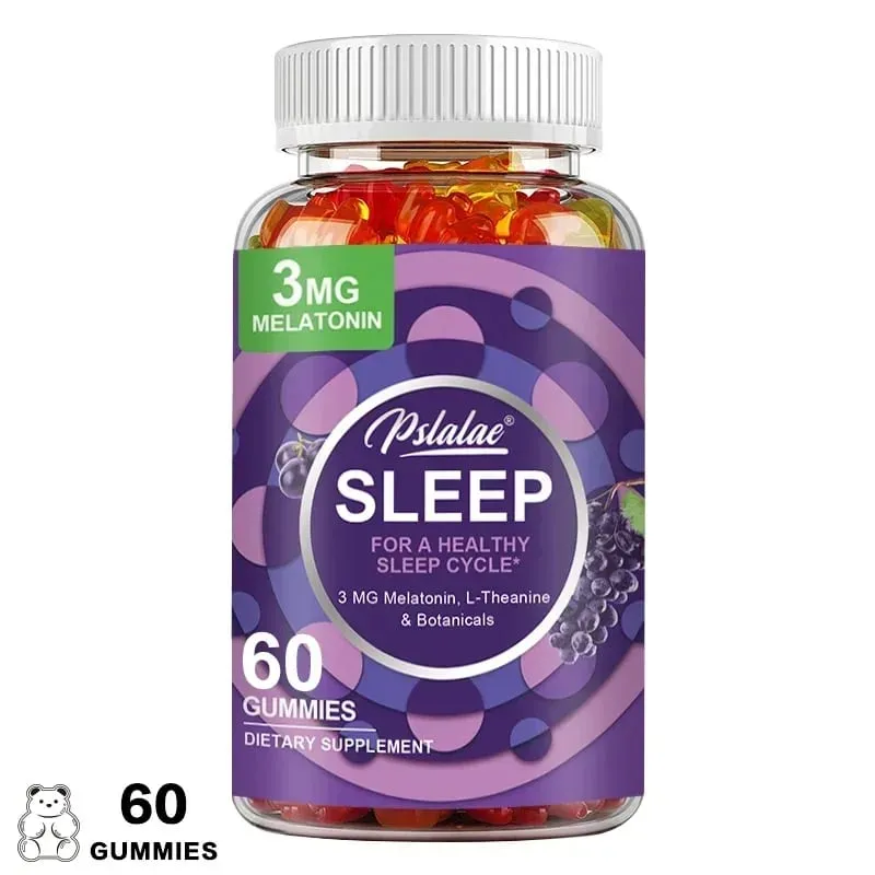 Melatonin Gummies Ανακούφιση από το άγχος Βοήθεια ύπνου Εξοικονόμηση αϋπνίας Ρύθμιση ρολογιού σώματος για ενήλικες