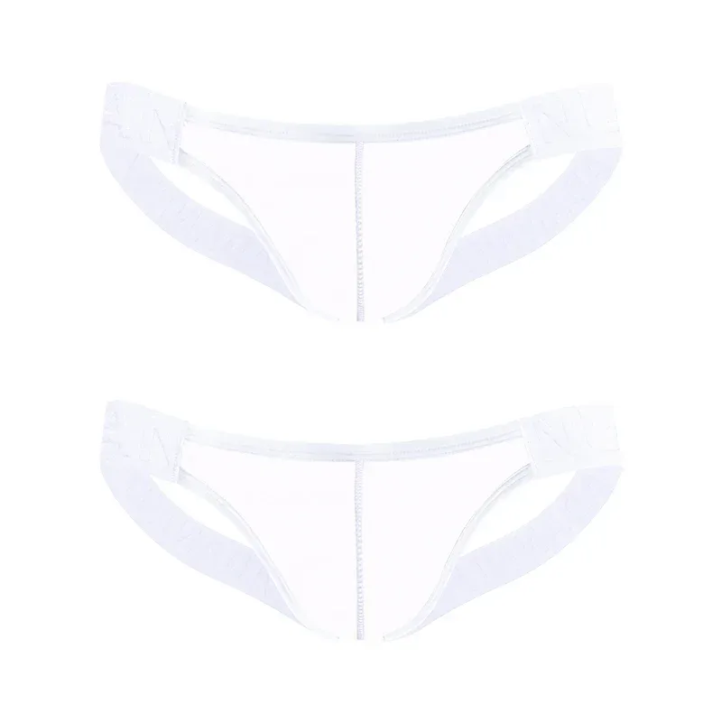 Trendy Men's Thong Comfortable Passionate Fitness Underwear Show Buttocks Personality Transparent Men Summer Triangle Brief