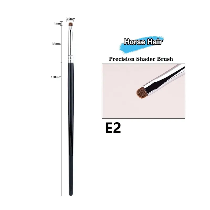 Maliit na Smoky Liner Makeup Brushes Eyeliner Smudge Brush Precision Smudge Makeup Brush Horse Hair Eyeshadow Smudge Brush