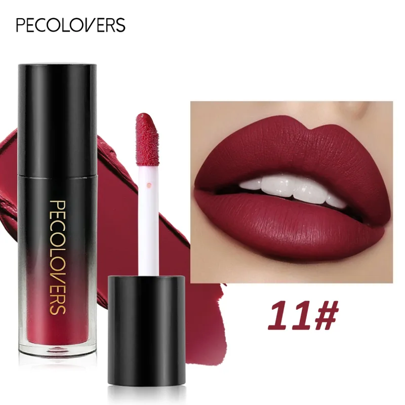 Πολλαπλών χρωμάτων Matte Velvet Lip Gloss Αδιάβροχο Αντικολλητικό Κύπελλο λείο κραγιόν για εφαρμογή υψηλής απόδοσης χρωμάτων