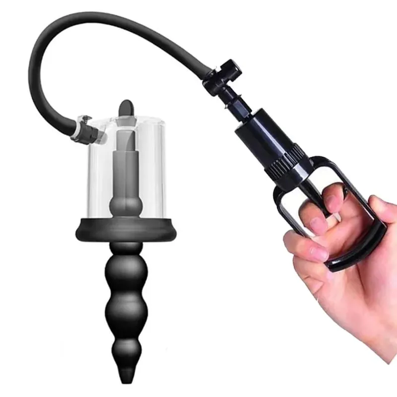 Rosebud Prostate Massager Πρωκτικό βύσμα αντλία κενού Πισινός χάντρες πιπίλισμα κύπελλο Gay BDSM σεξουαλικά παιχνίδια Αυνανιστές διαστολέας πρωκτού ενηλίκων