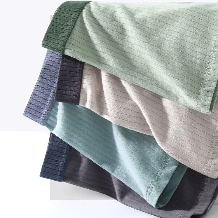7Pcs Men's Cotton Panties Underwears Boxers Men Underpants Pure Cotton Thermal for Man Breath Able Homme Sexy Soft Male Short