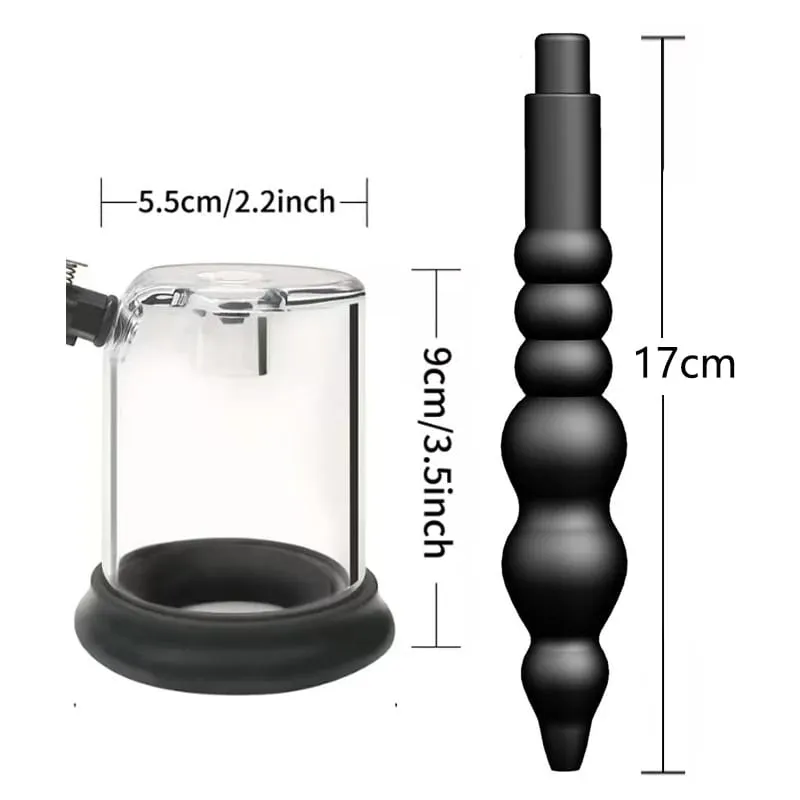 Rosebud Prostate Massager Πρωκτικό βύσμα αντλία κενού Πισινός χάντρες πιπίλισμα κύπελλο Gay BDSM σεξουαλικά παιχνίδια Αυνανιστές διαστολέας πρωκτού ενηλίκων