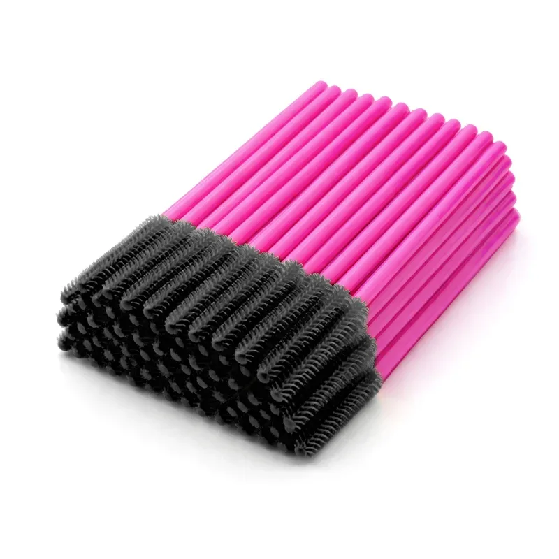 Siliconen Wimperborstel Mascara Wands Applicator Wenkbrauwkam Staaf Spoolies Wimpers Borstels Lash Extension Supplies Make-up Gereedschap