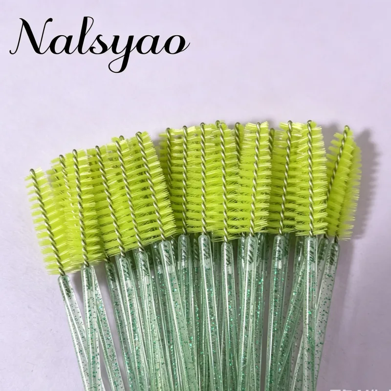 Grosir Kuas Bulu Mata Kuas Makeup 50 Buah Sisir Maskara Sekali Pakai Individu 6 Warna Tongkat Aplikator Alat Kuas Makeup Bulu Mata