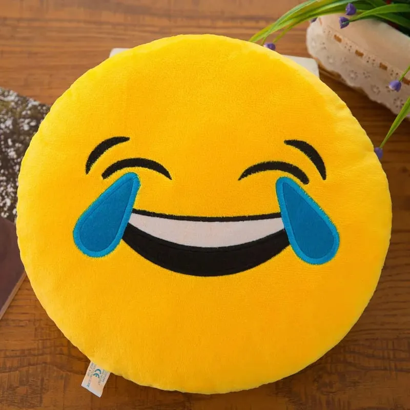 32 ס"מ Meme Emoji סמיילי פנים כרית קטיפה סופר חמודה כרית חיבוק רכה לשינה מנוחה וכרית - מתנת צעצוע