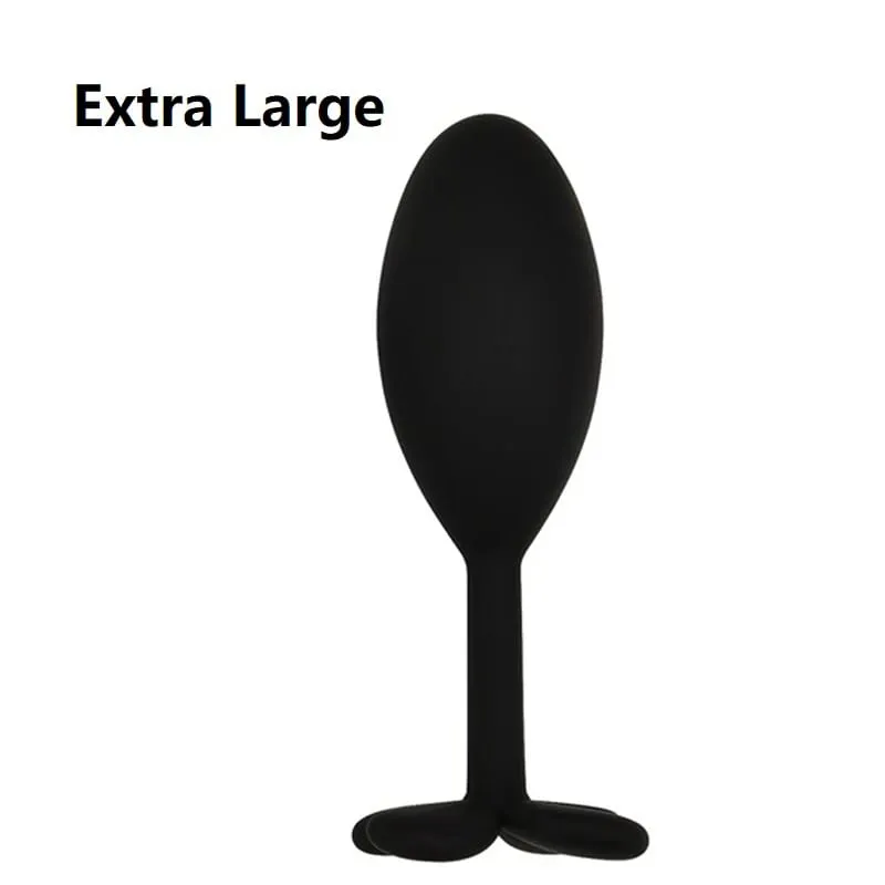 Silicone Anal Beads Butt Plug Set Mini Small Medium Large Anal Plug Four Leaf Clover Anal Trainer Sex Toy Men Women Gay