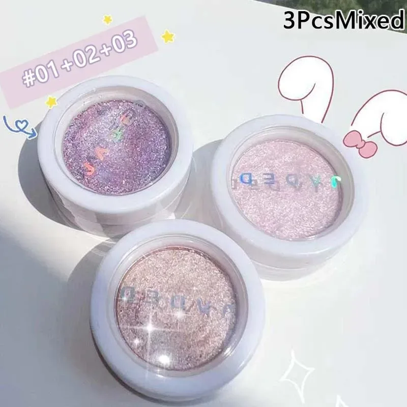 Μονόχρωμη σκιά ματιών Glitter Gold Shining Brighten Eyes Μακιγιάζ Μακιγιάζ μακράς διαρκείας Μακιγιάζ ματιών Brightening Pearlescent Shimmer Eye Shadow