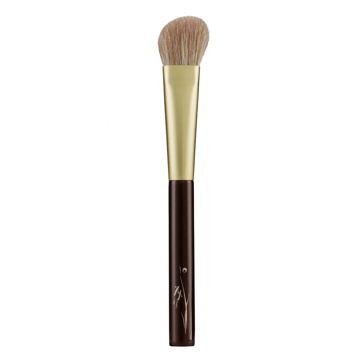 SD14 Propesyonal na Handmade Make Up Brush Maliit na Contour Nose Shadow Brush Soft Goat Red Fox Hair Makeup Brushes