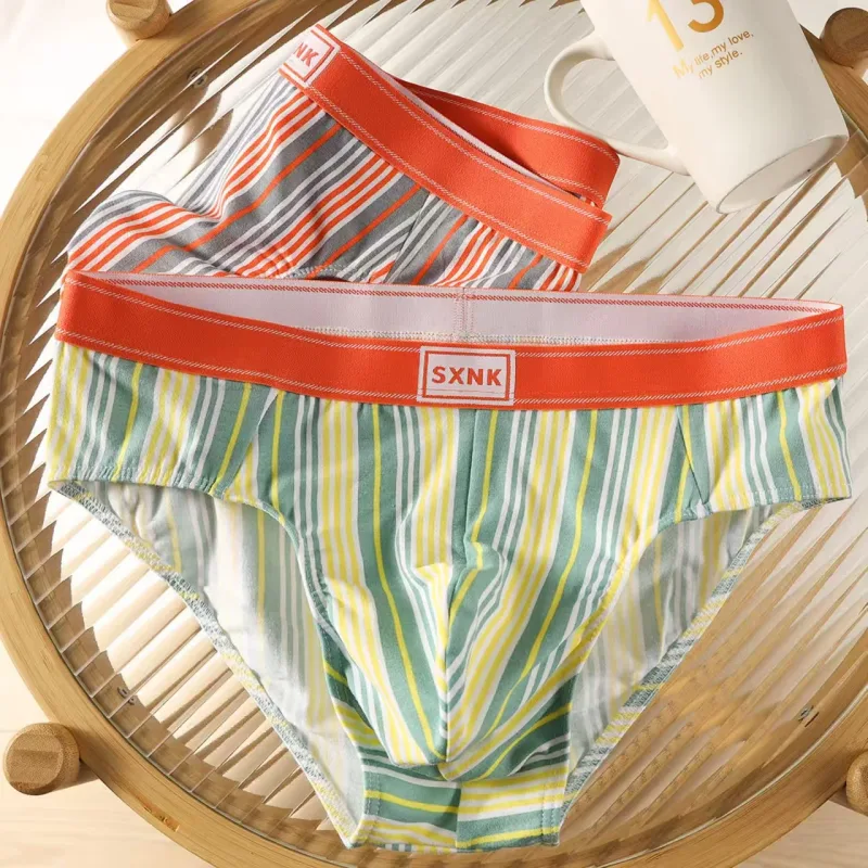 3PCS Men's Letter Briefs Underwear Comfortable Panties Shorts Sexy Gifts for Man Underpants